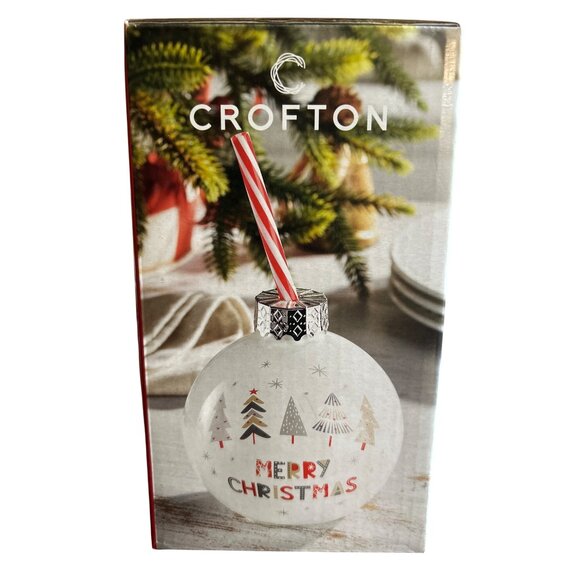 Crofton Ornament Sipper Cup - 13.2 Oz Christmas Tree Design W/ Straw - Picture 2 of 5
